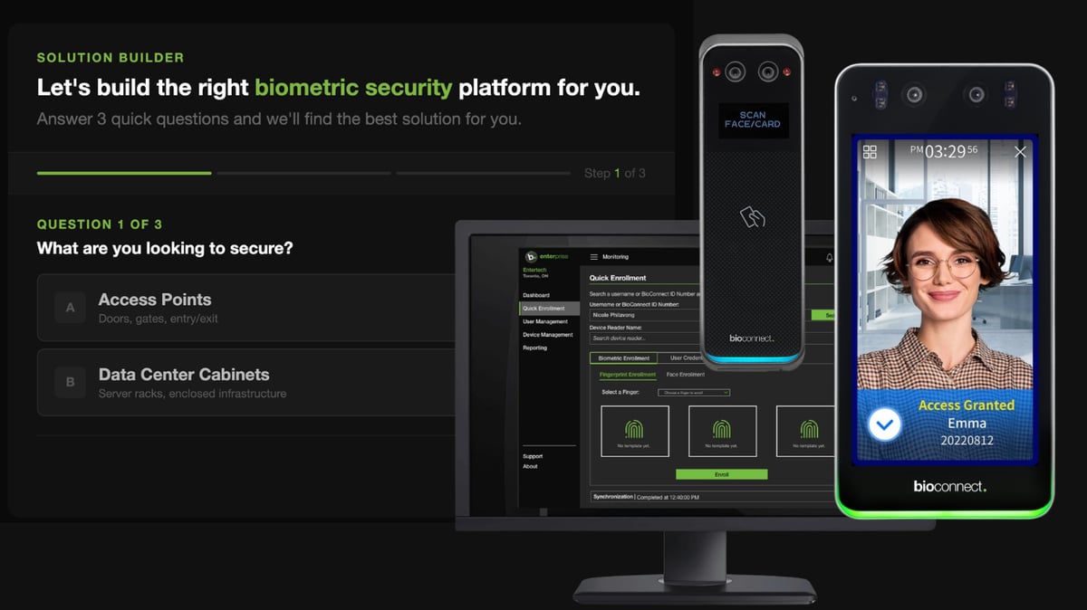 Biometric Readers for Enterprise Access Control — BioConnect